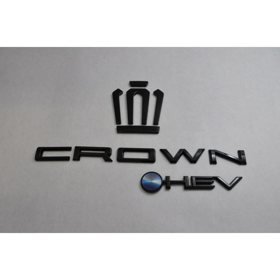 カラー エンブレム 送料無料 AZSH36 クラウンスポーツ 3点