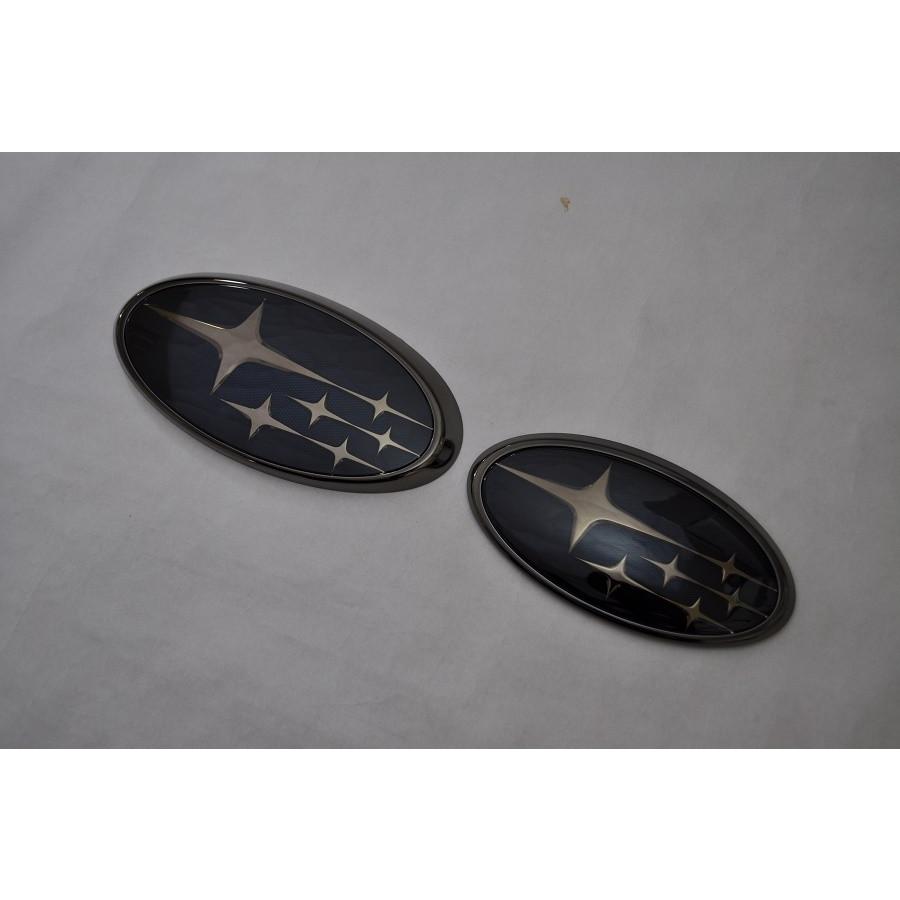 カラー エンブレム 送料無料 BS9 レガシィアウトバック ブラック