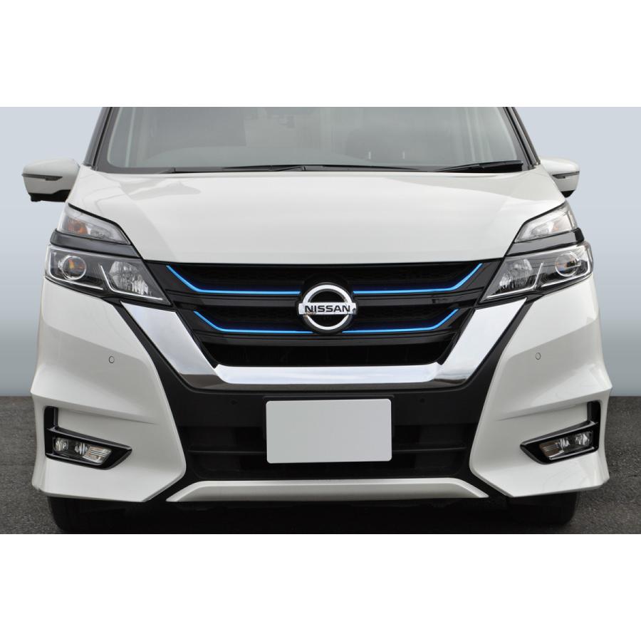送料無料 C27 セレナハイウェイスター 前期用 フォグカバー カラー