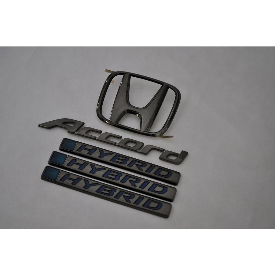 カラー エンブレム 送料無料 CR6 アコードハイブリッド ブラック