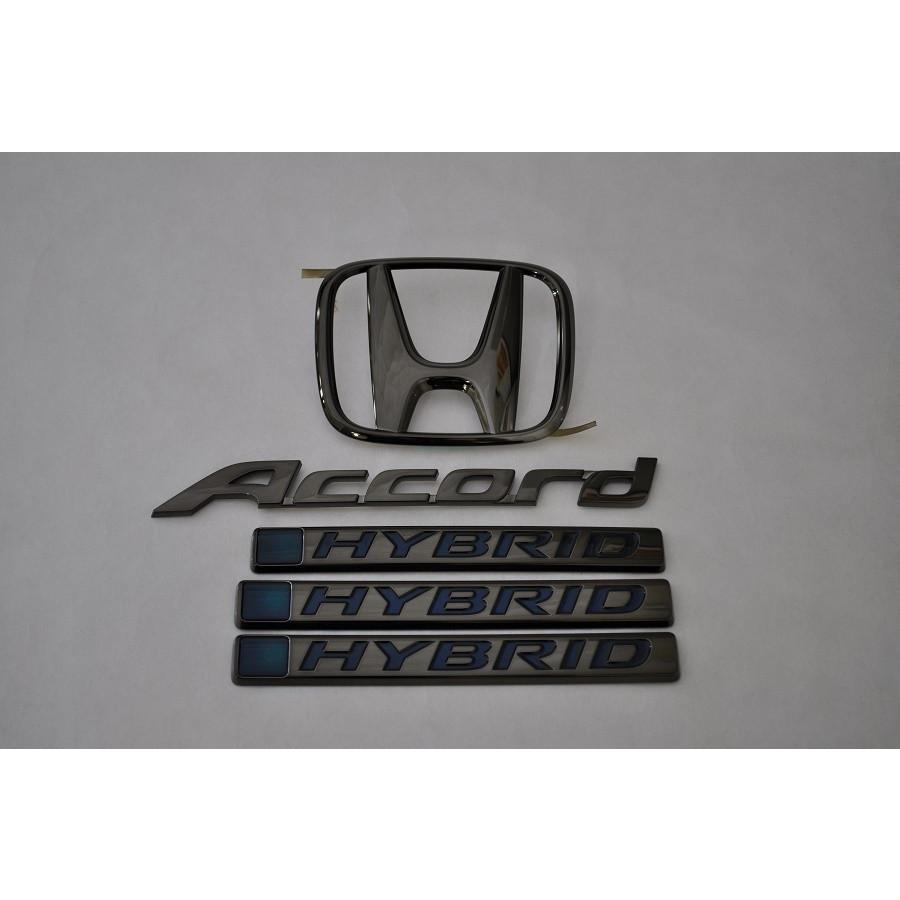 カラー エンブレム 送料無料 CR6 アコードハイブリッド ブラック