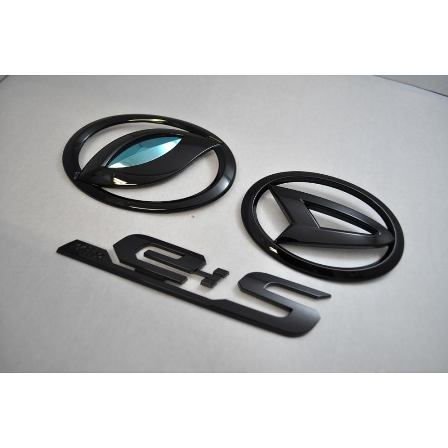 マットブラック/ピアノブラック エンブレム 送料無料 LA300S