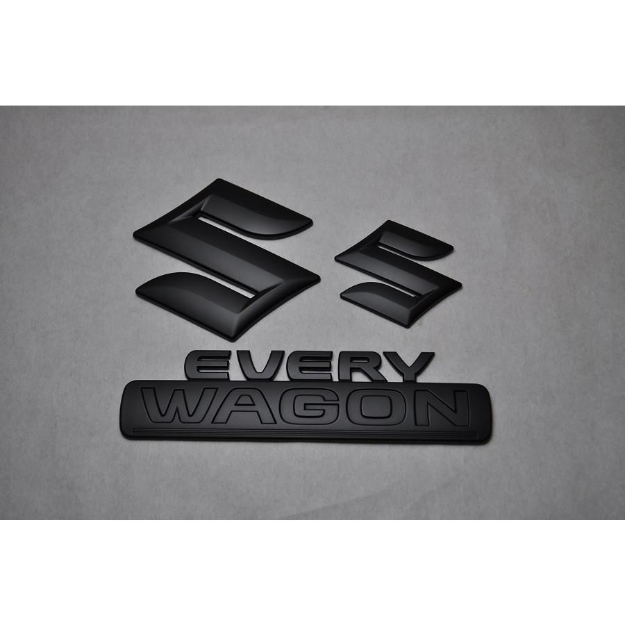 マットブラック/ピアノブラック エンブレム 送料無料 DA17W