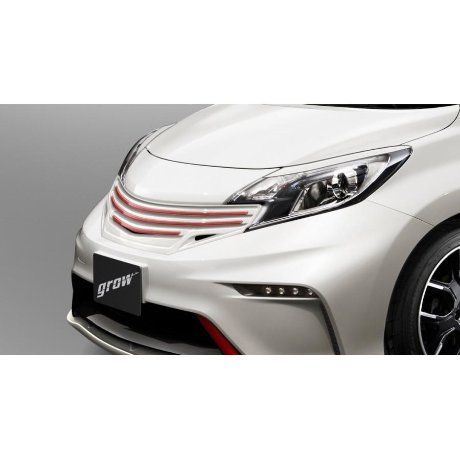 grow E12 ノート NISMO専用 エアロ3点セット 塗 grow E12 ノート NISMO専用 エアロ3点セット 塗