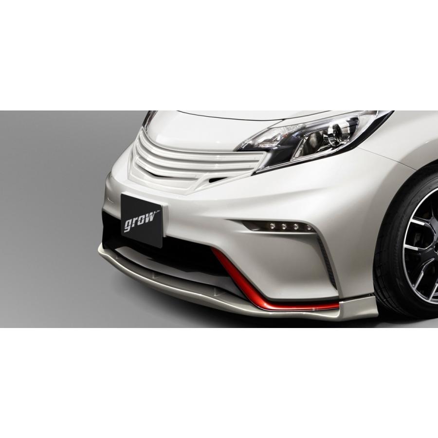 grow エアロ E12 ノート 前期 フロントグリル 未塗装 カー