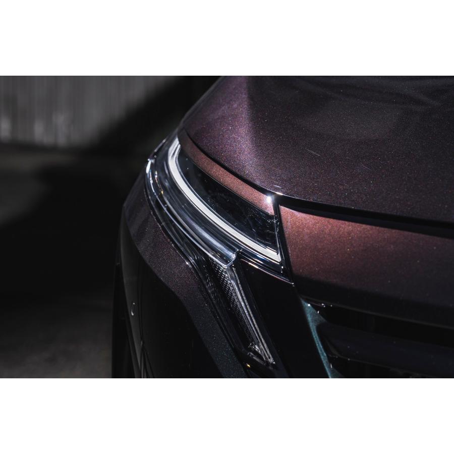 Grow製　日産オーラ　アイライン　NISMOレッド左右 Grow製 日産オーラ アイライン NISMOレッド左右 オーラNISMOの