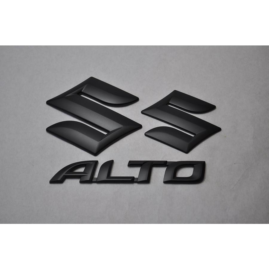 アポ　ステー仕様　マットエンブレム マットブラック/ピアノブラック エンブレム 送料無料 HA36S