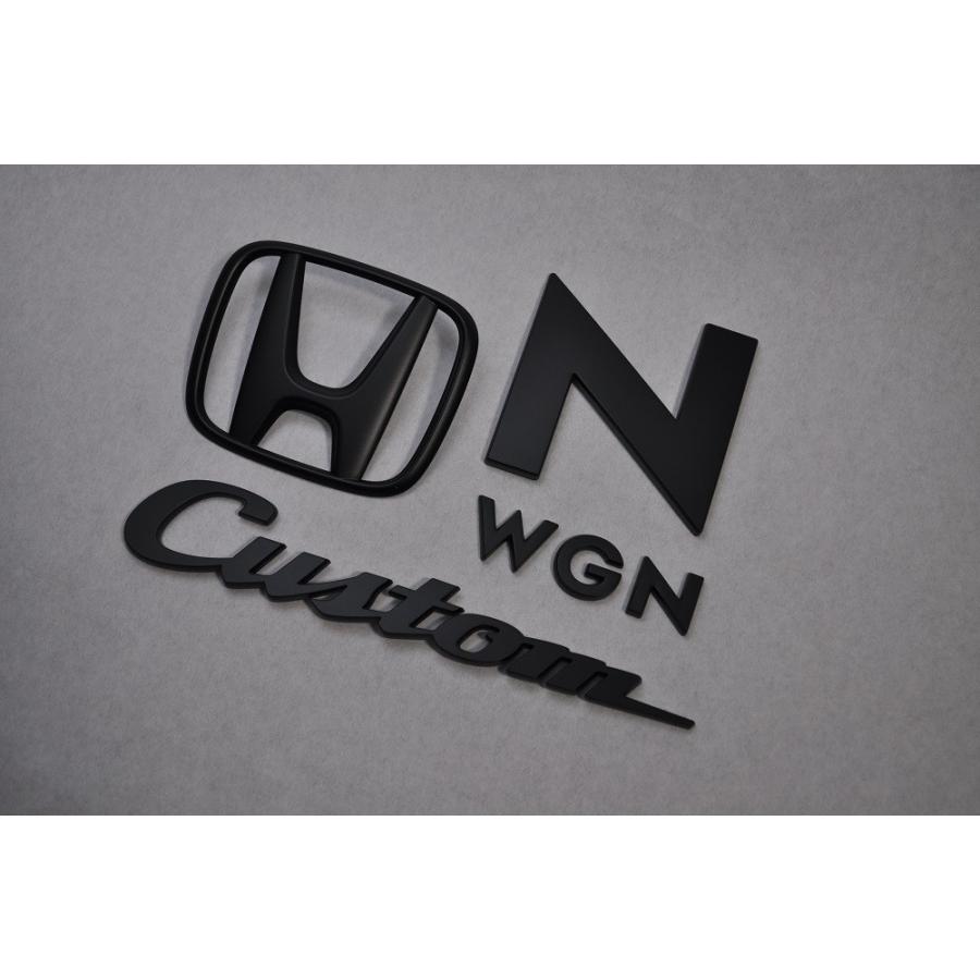 マットブラック/ピアノブラック エンブレム 送料無料 JH1/2系 N