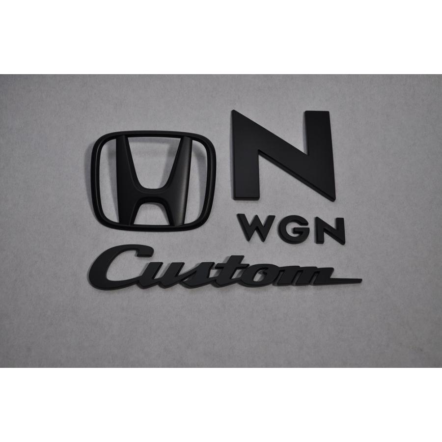 マットブラック/ピアノブラック エンブレム 送料無料 JH1/2系 N