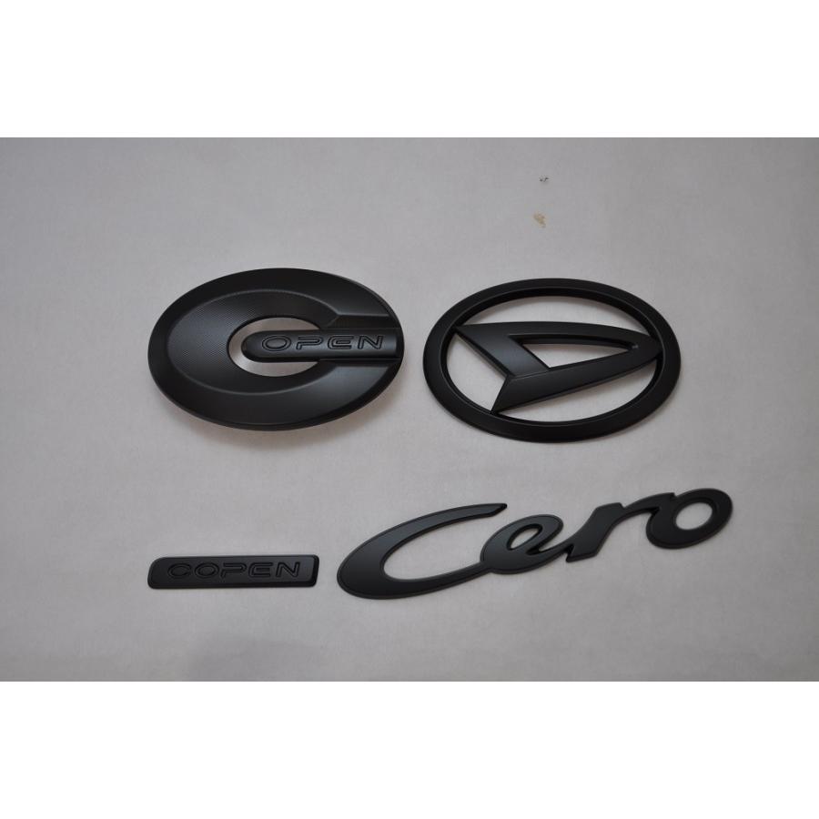 マットブラック/ピアノブラック エンブレム 送料無料 LA400K