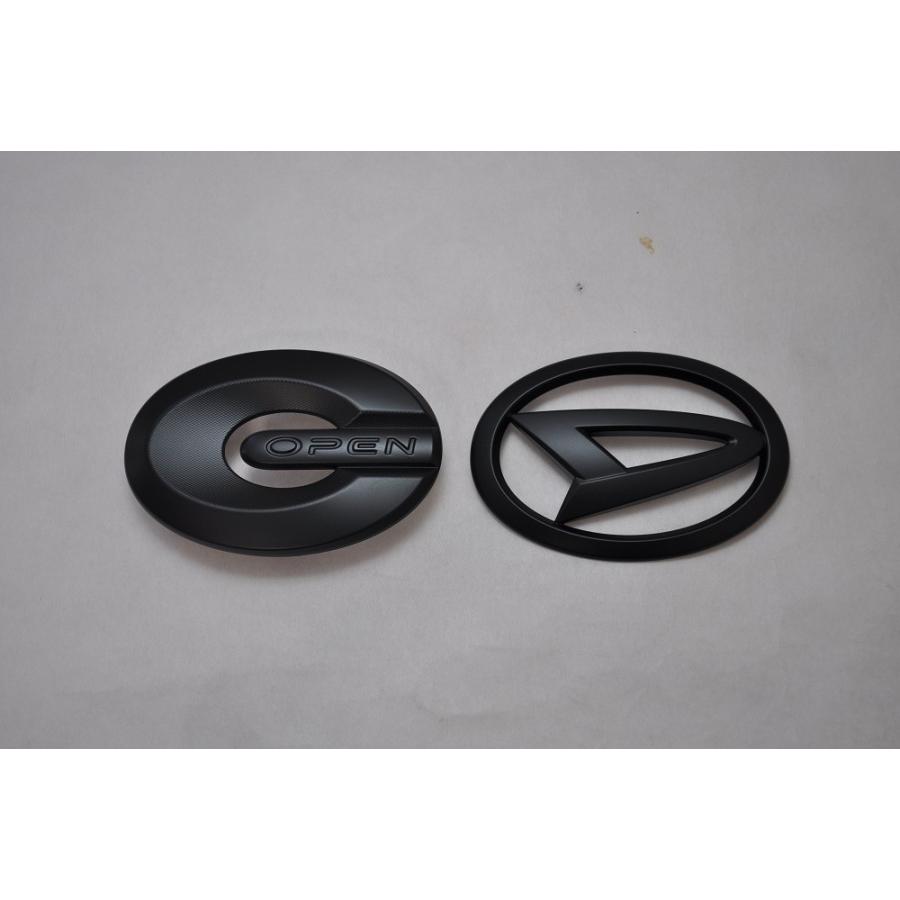 マットブラック/ピアノブラック エンブレム 送料無料 LA400K