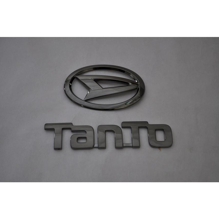 カラー エンブレム 送料無料 LA600 タント 前期・後期 ブラック 