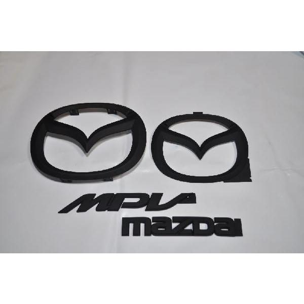 マットブラック/ピアノブラック エンブレム 送料無料 LY3P系