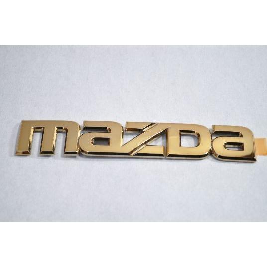 カラー エンブレム 送料無料 MJ23 AZワゴン マツダロゴ ゴールド