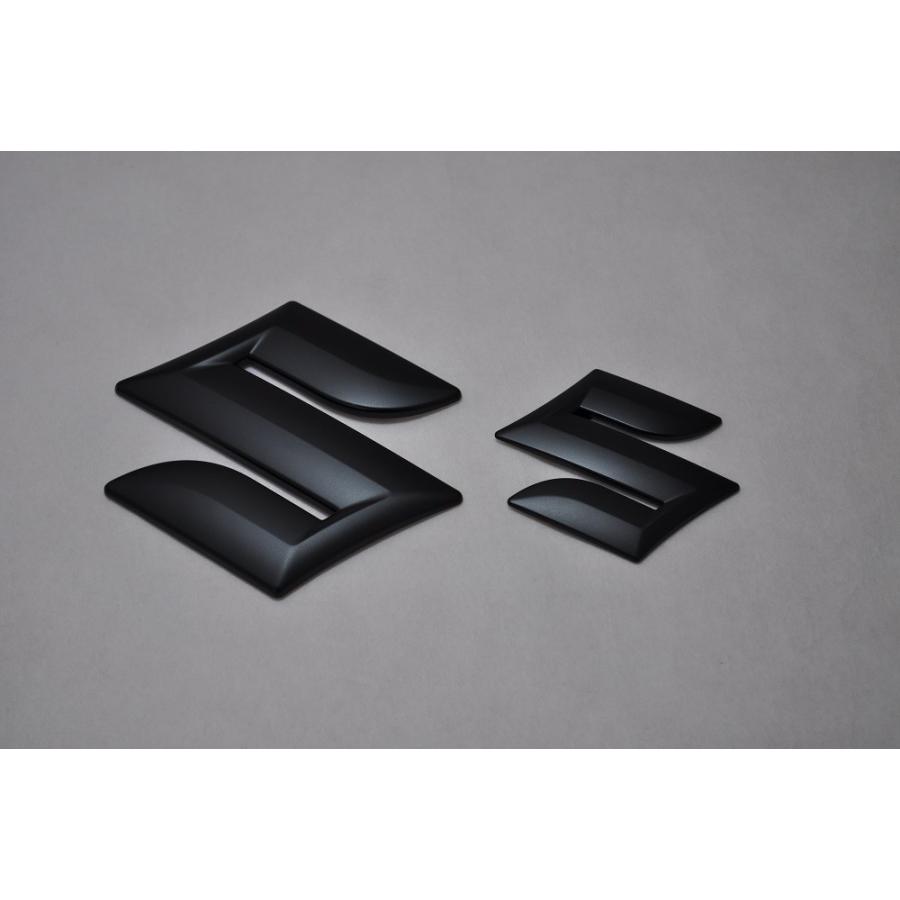 マットブラック/ピアノブラック エンブレム 送料無料 MH23/34