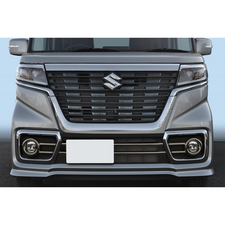 送料無料 MK53S スペーシアカスタム フォグランプカバー/バンパー