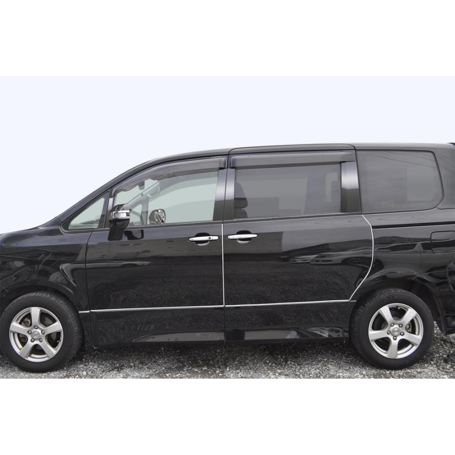 ZRR70 ヴォクシー ステンレス ドアモール 送料無料 鏡面