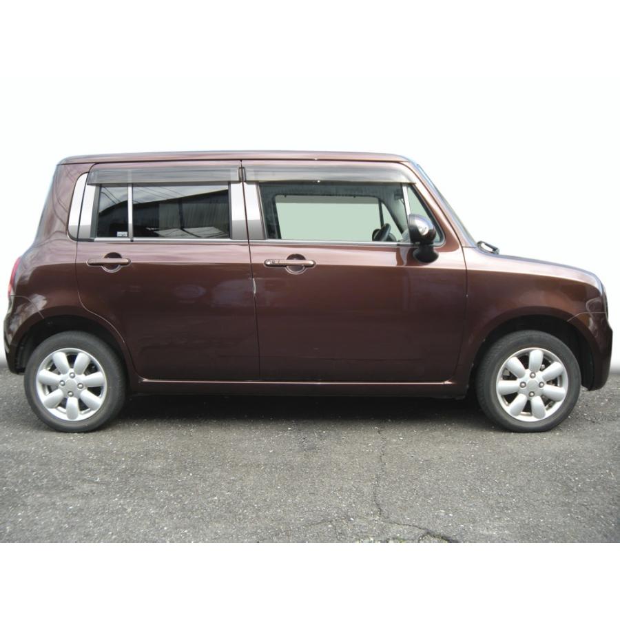 HE22 ラパン ステンレス ドアモール 送料無料 鏡面HYPER カー