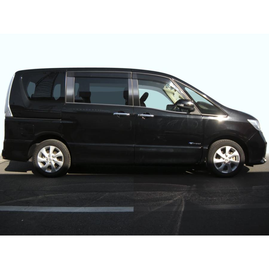 C26 セレナ ステンレス ドアモール 送料無料 鏡面HYPER