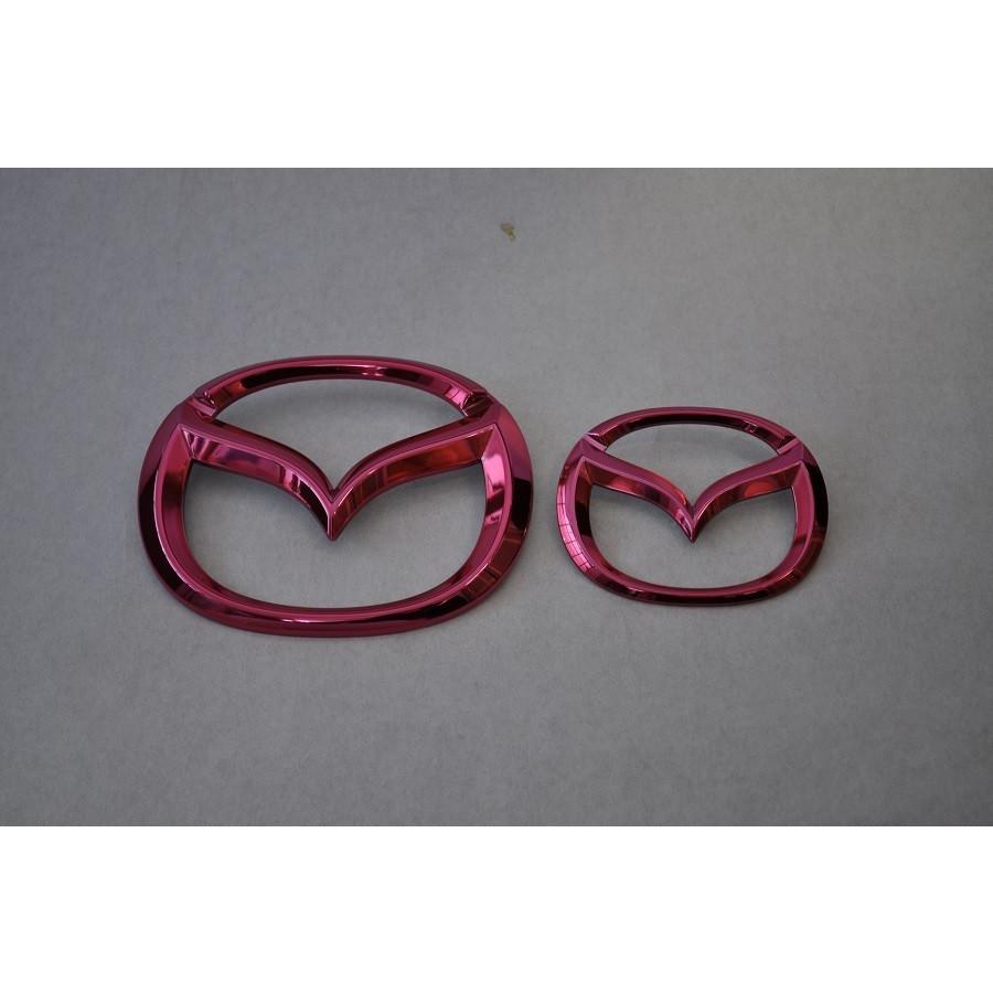 カラー エンブレム 送料無料 ND5RC ロードスター 前期 レッド 4