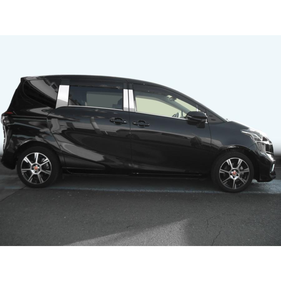 シエンタ170系　ステンレス補強　一点物 トヨタ シエンタ 170 系 172 175 ステンレス スカッフ プレート