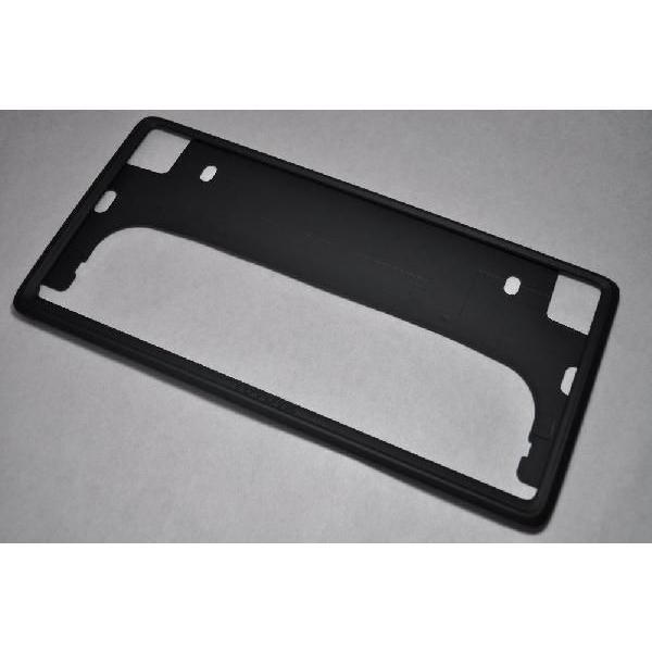 ナンバーフレーム トヨタ車用 純正品番08407-00273 マットブラック
