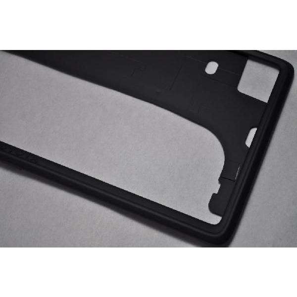 ナンバーフレーム トヨタ車用 純正品番08407-00273 マットブラック