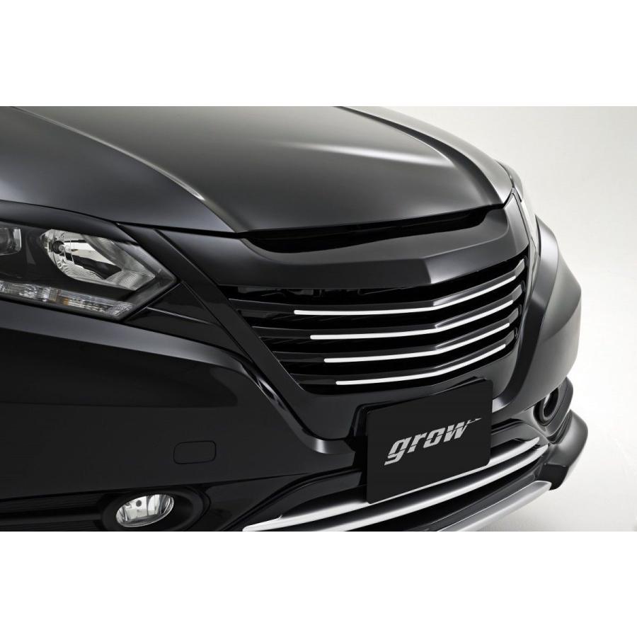 純正 ホンダ ヴェゼルRS 後期 フロントアッパーグリル セット ガンメタ色