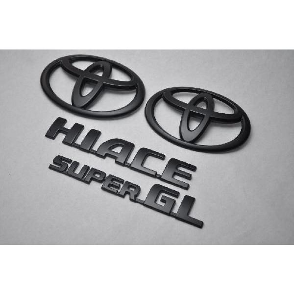 専用ページになります。 マットブラック/ピアノブラック エンブレム 送料無料 200系