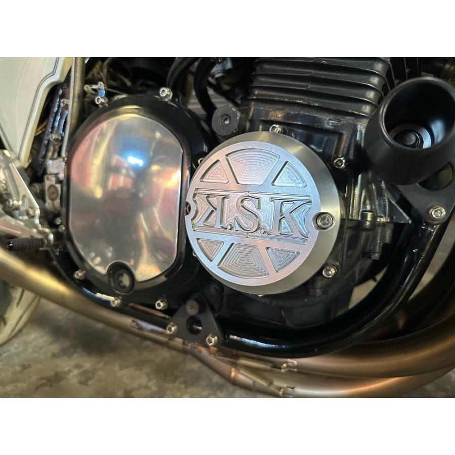 Ｚ１/Ｚ２　ＫＺ１０００　ＭＫII/Ｚ１Ｒ（I・II型）　ポイントカバー　アルミ製　アルマイト　ストライプ　Ｔｙｐｅ−Ｋ 送料無料 | 