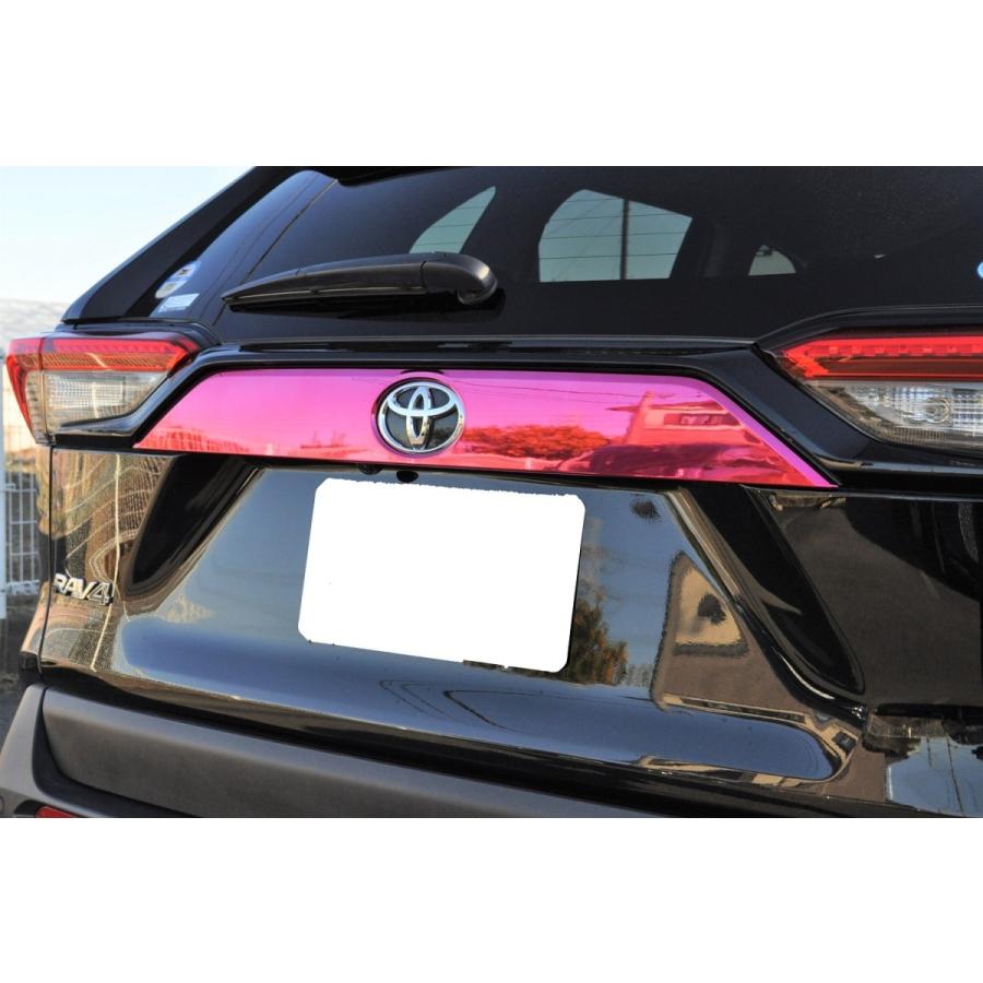 送料無料 XA50系 RAV4 リアガーニッシュ カラーメッキ