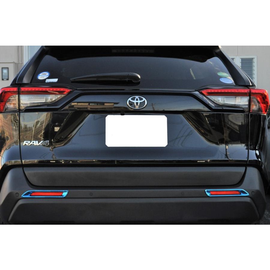 送料無料 XA50系 RAV4 リフレクターカバー カラーメッキ