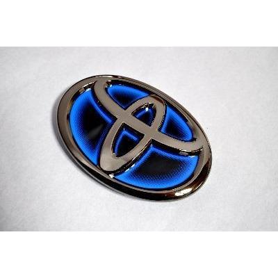 カラー　エンブレム　送料無料　ZVW３０　プリウス フロントＴマーク　ブラック　カーパーツ　純正　メッキ