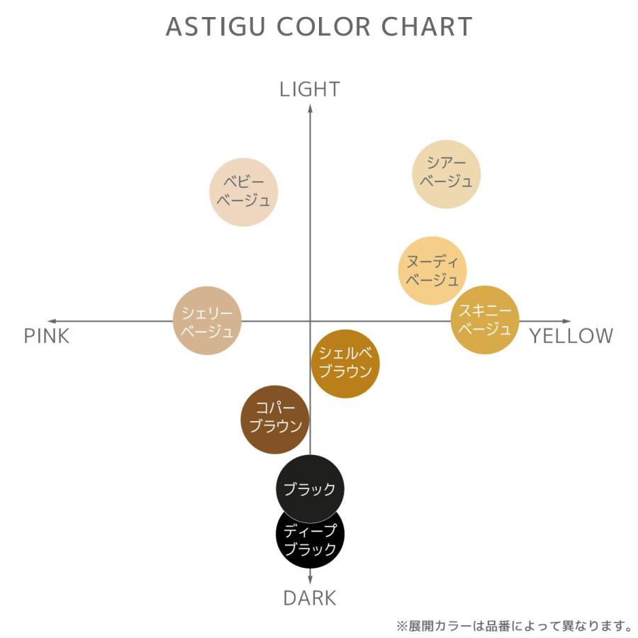 アツギ ASTIGU アスティーグ （黒）クールな漆黒 40デニール タイツ 全1色 S-M/M-L/L-LL AP7050｜inw｜03