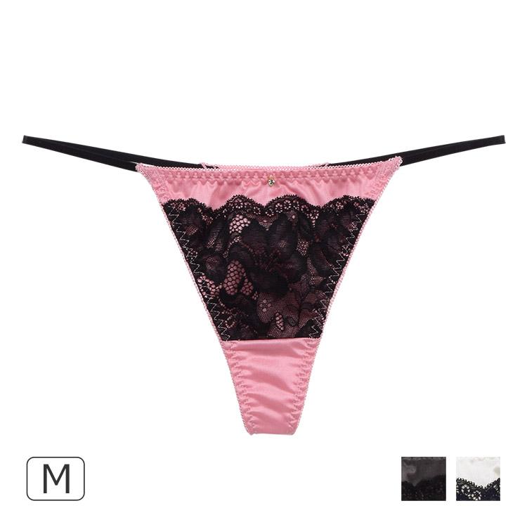 20％OFF】COCO Linge サテンアトラクティブコード Tバックショーツ M