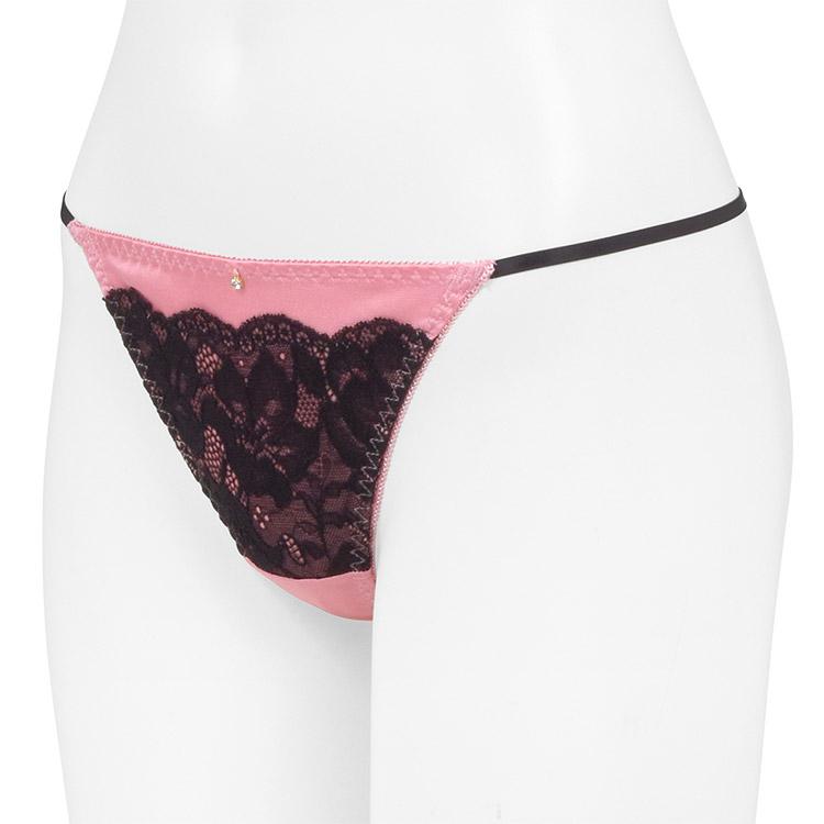20％OFF】COCO Linge サテンアトラクティブコード Tバックショーツ M