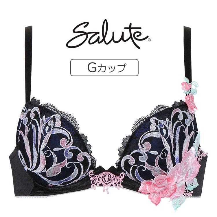 ワコール サルート 66G フロントエックスプラスブラ ブラジャー単品 全 