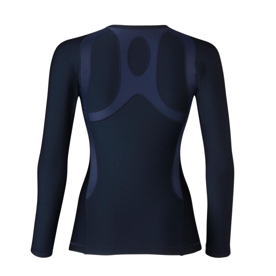 【新品未使用】CW-X ワコール 柔流HOT レディースS JAY299 BL CW-X ワコール 柔流 Jyuryu 丸首 長袖 レディース 全2色 S/M/L JAY299