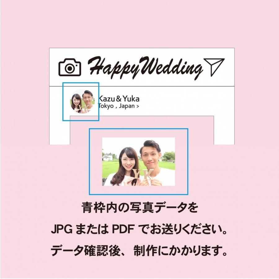 インスタグラム風 オリジナル フォトフレーム A1サイズ イベント 看板 写真撮影用 Ioprint 通販 Yahoo ショッピング