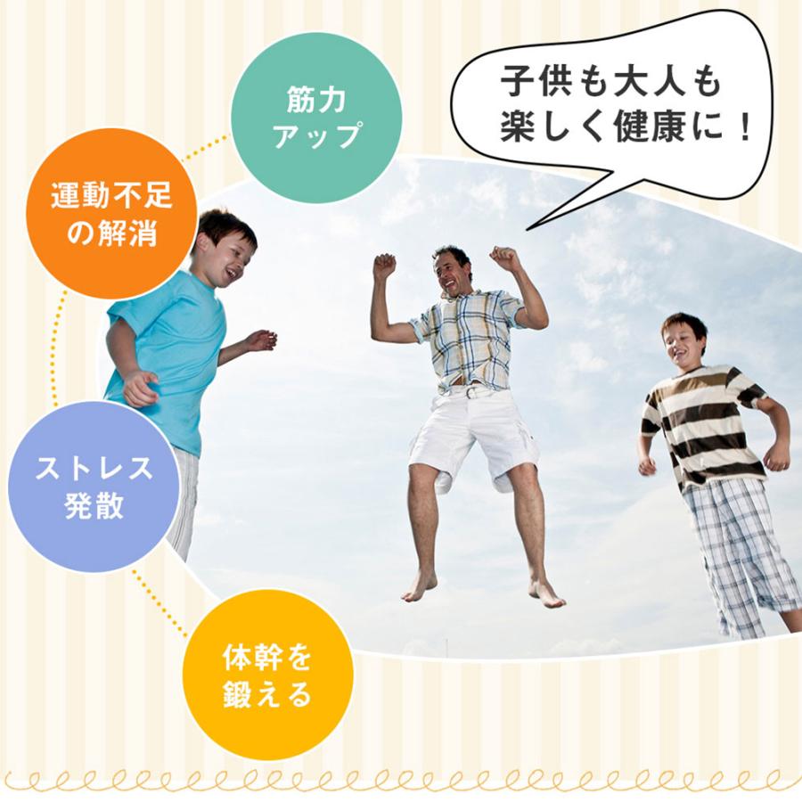 大型トランポリン プレゼント 滑り台付き 7FT 直径2.13m 子供用 BTM 安全ネット付き はしご付き スプリング式 静音室外 スポーツ 遊具 とらんぽりん_3