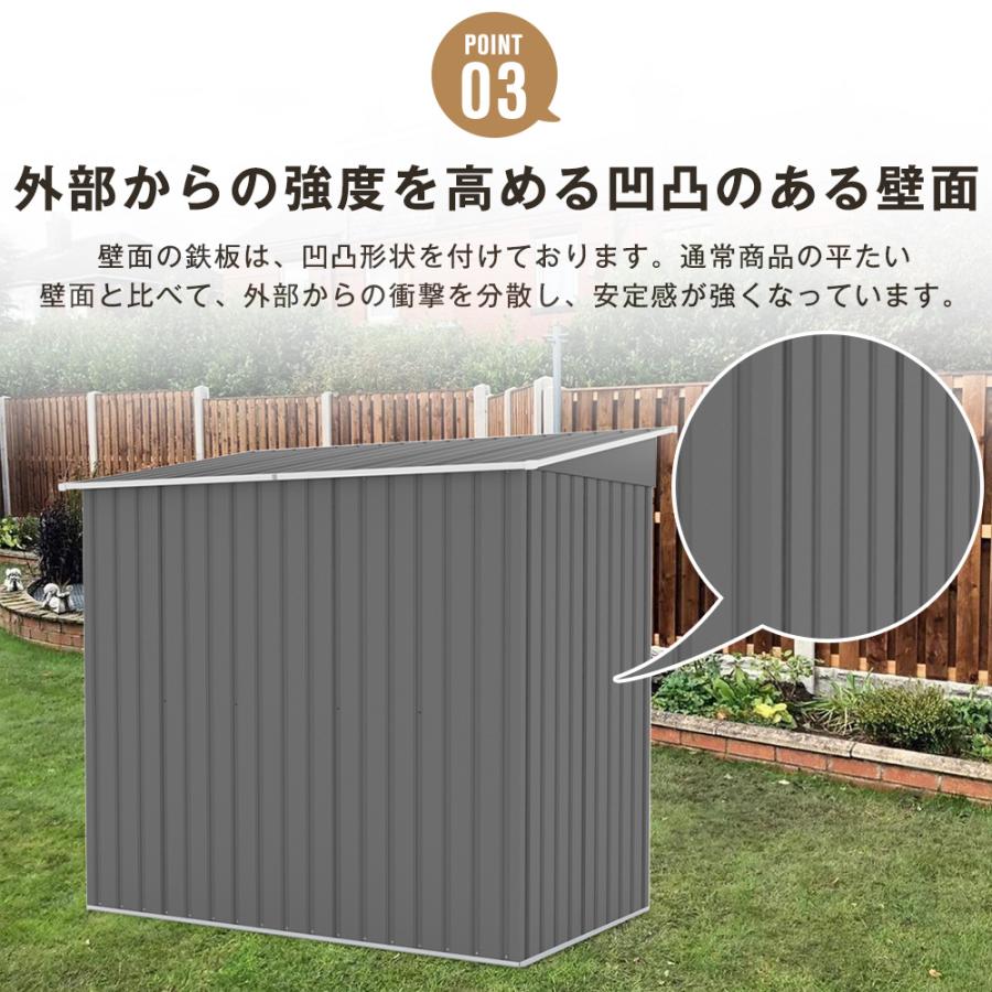 物置 屋外 大型 倉庫 大型物置 戸外収納庫 3TYPE 床材補強