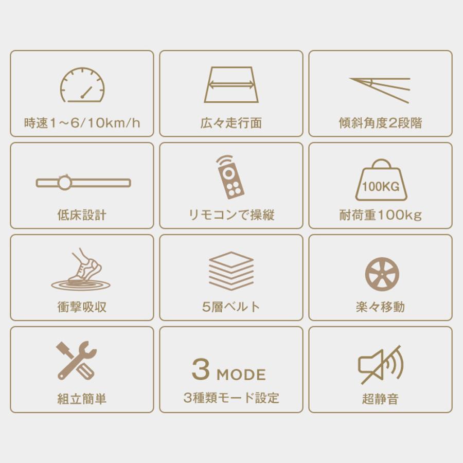 BTM 2025年新作 電動ランニングマシン ルームランナー 2way 低床設計