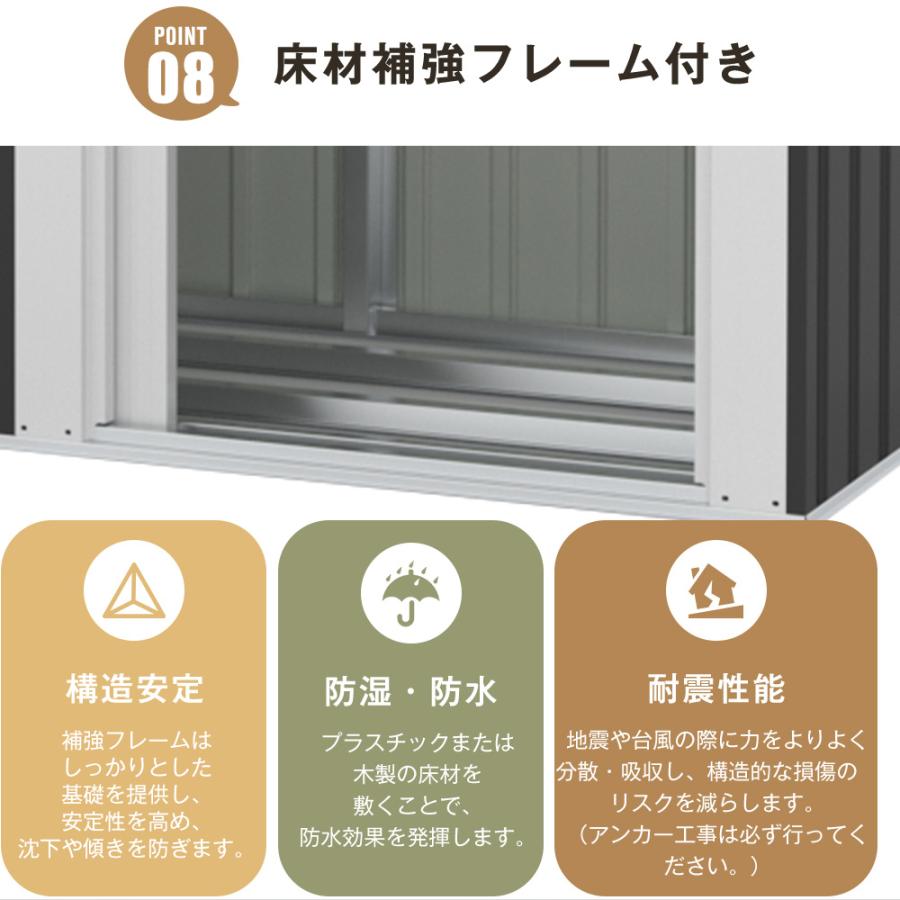 物置 屋外 大型 倉庫 大型物置 戸外収納庫 幅164*奥行き88.5*高182