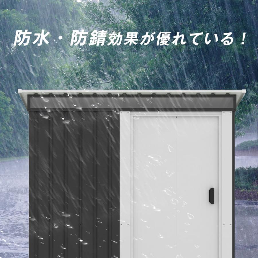 物置 屋外 大型 倉庫 大型物置 戸外収納庫 幅164*奥行き88.5*高182