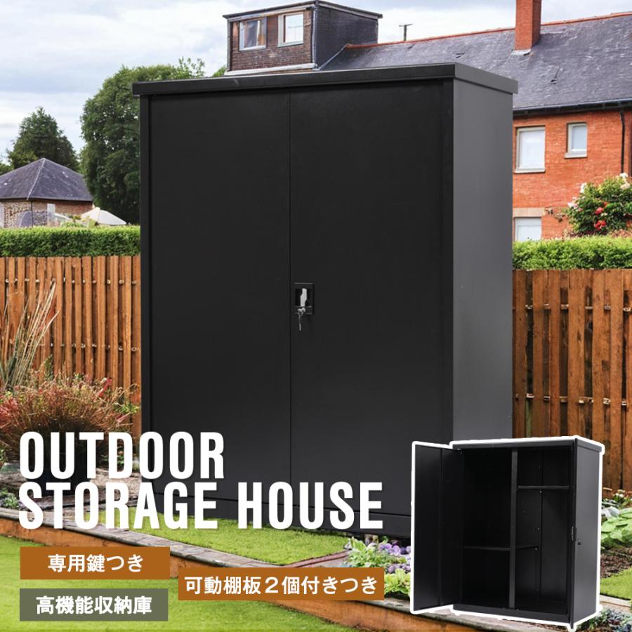 物置 屋外 大型 倉庫 大型物置 戸外収納庫 防水/耐侯 収納可能
