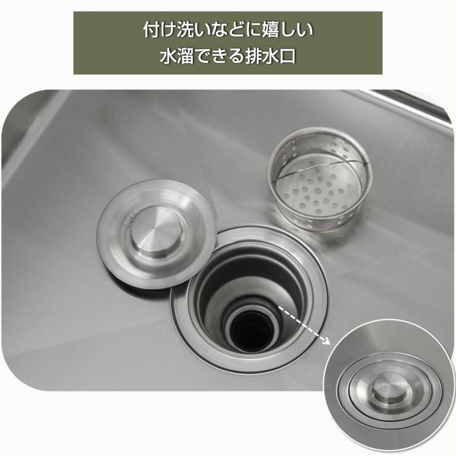 ステンレス】 流し台 キッチン シンク 屋外用 おしゃれ アウトドア