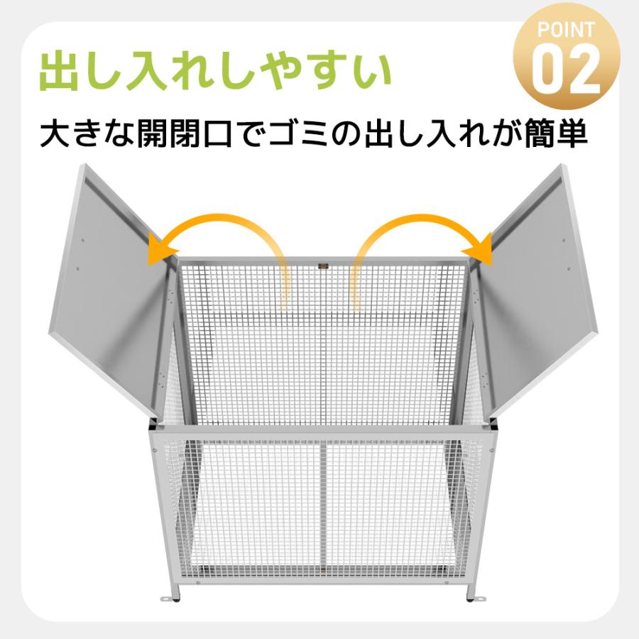 大型ゴミステーション　収納ボックス　町内会　集合住宅 楽天市場】新色ブラック登場！ゴミストッカー 四国化成 PS型 上開き＋
