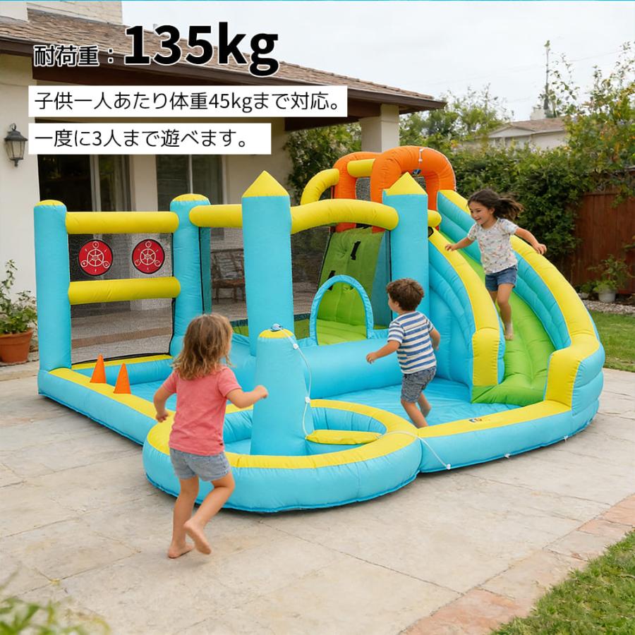 大型 プール エアー 遊具 滑り台 ビニールプール 大型プール お子ど様1
