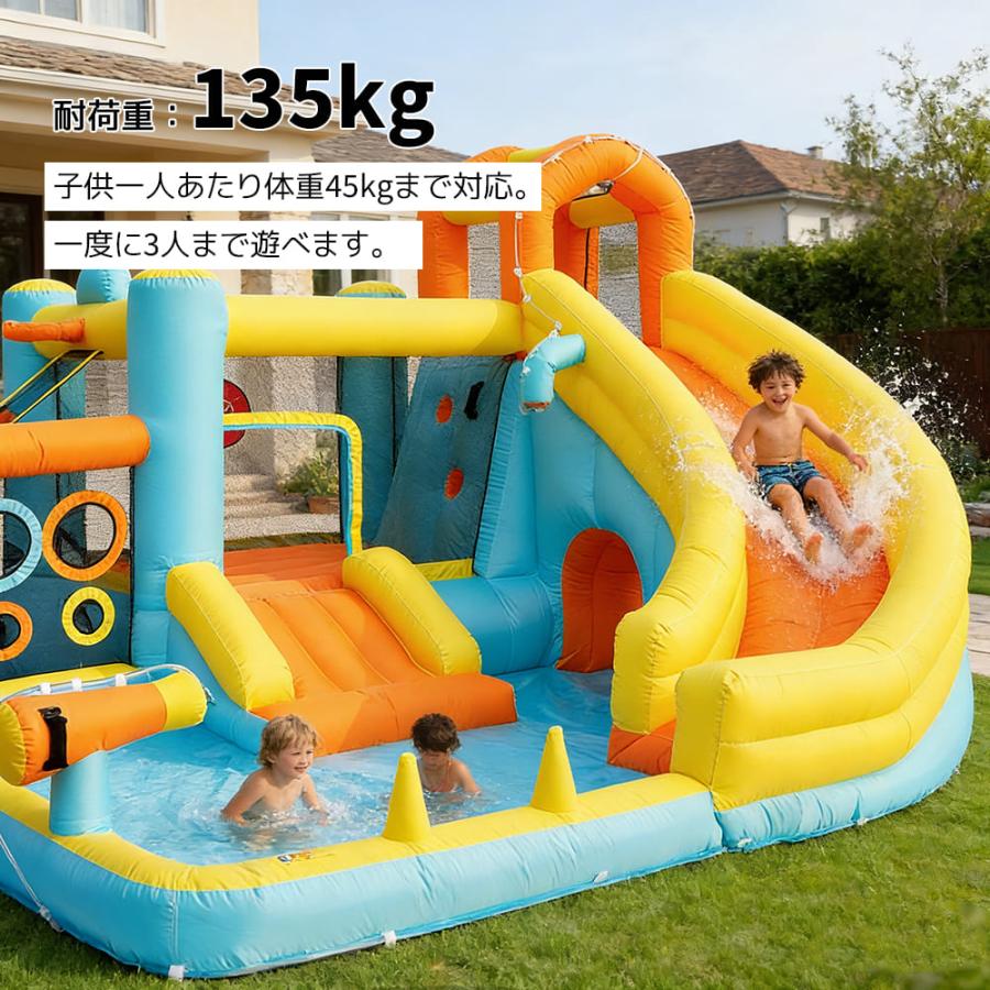 大型 プール エアー 遊具 滑り台 ビニールプール 大型プール お子ど様1