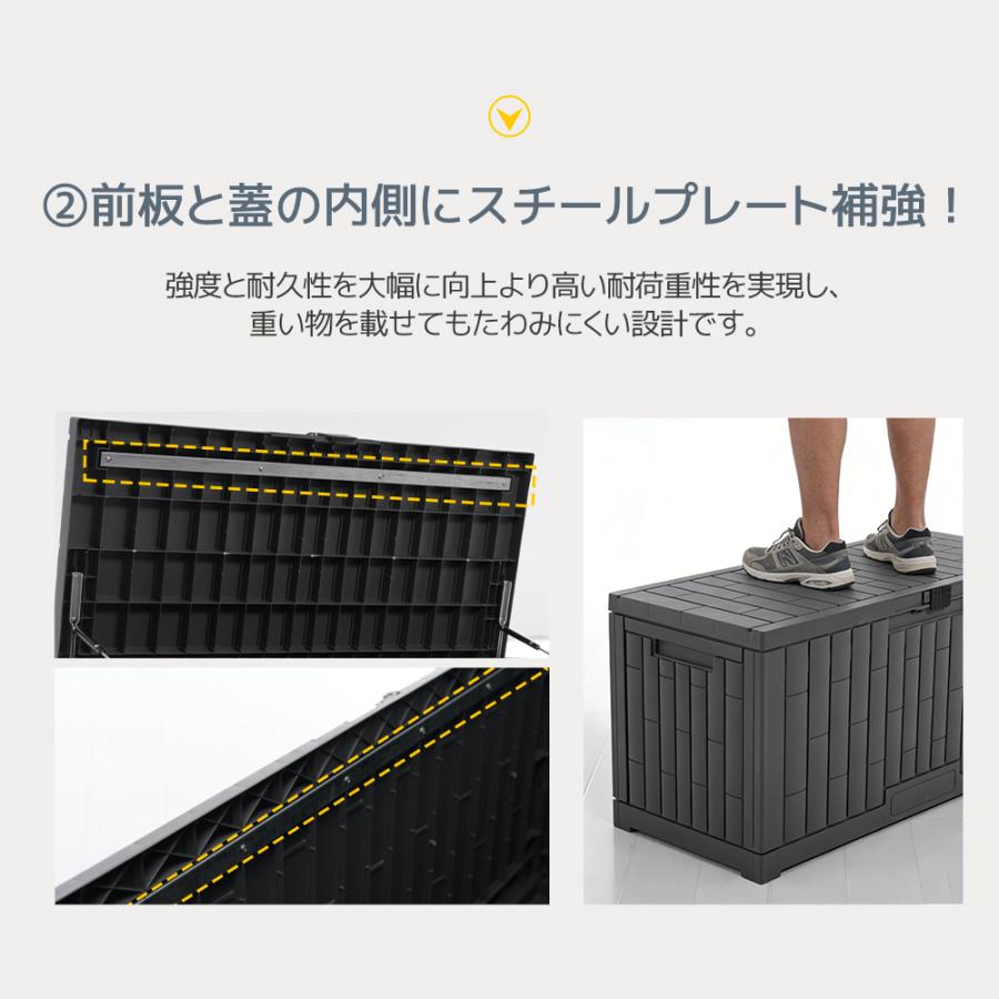 2026新作 物置 屋外 収納ボックス 収納庫 小型 置き配 ストッカー 屋外